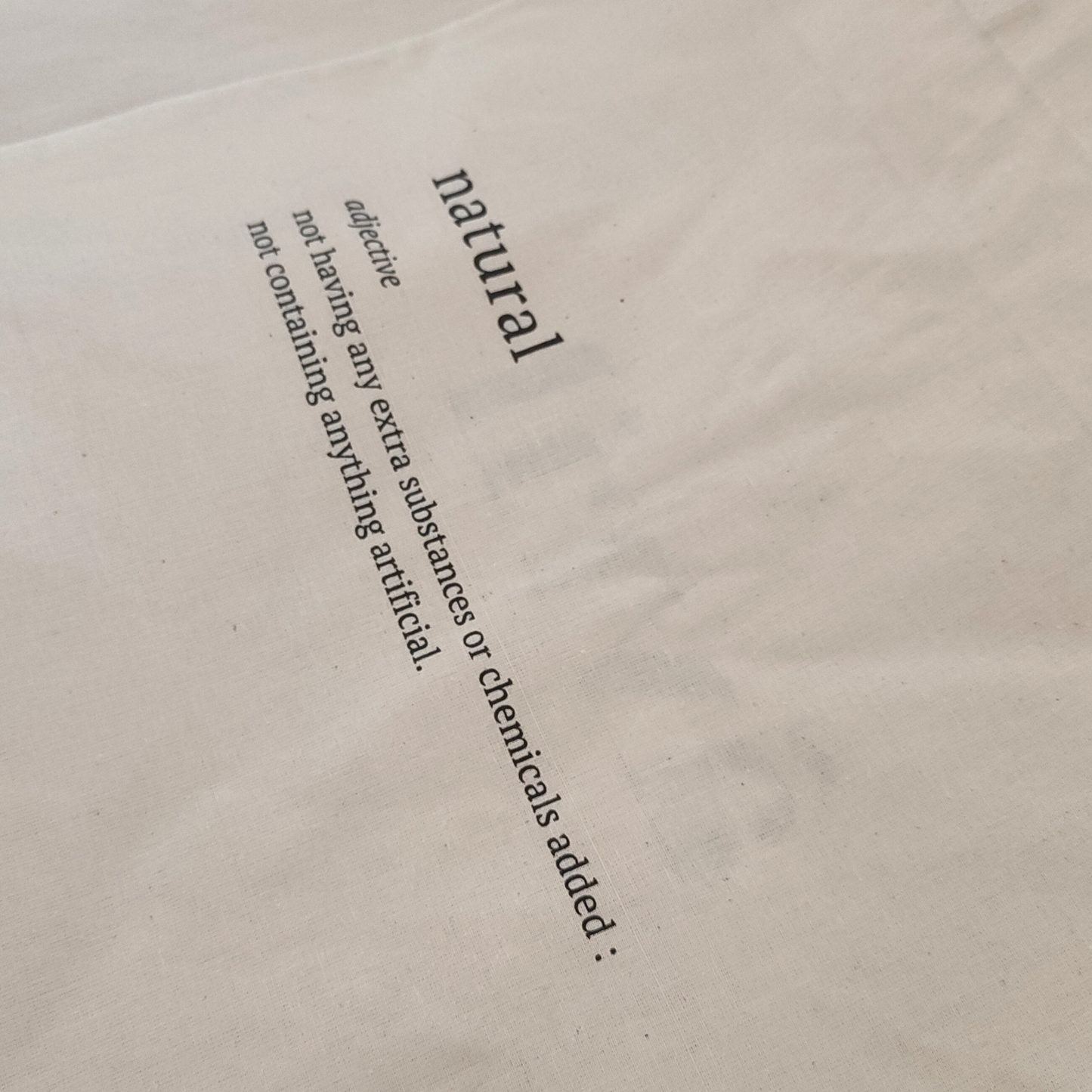 Natural Cotton Tote Bag