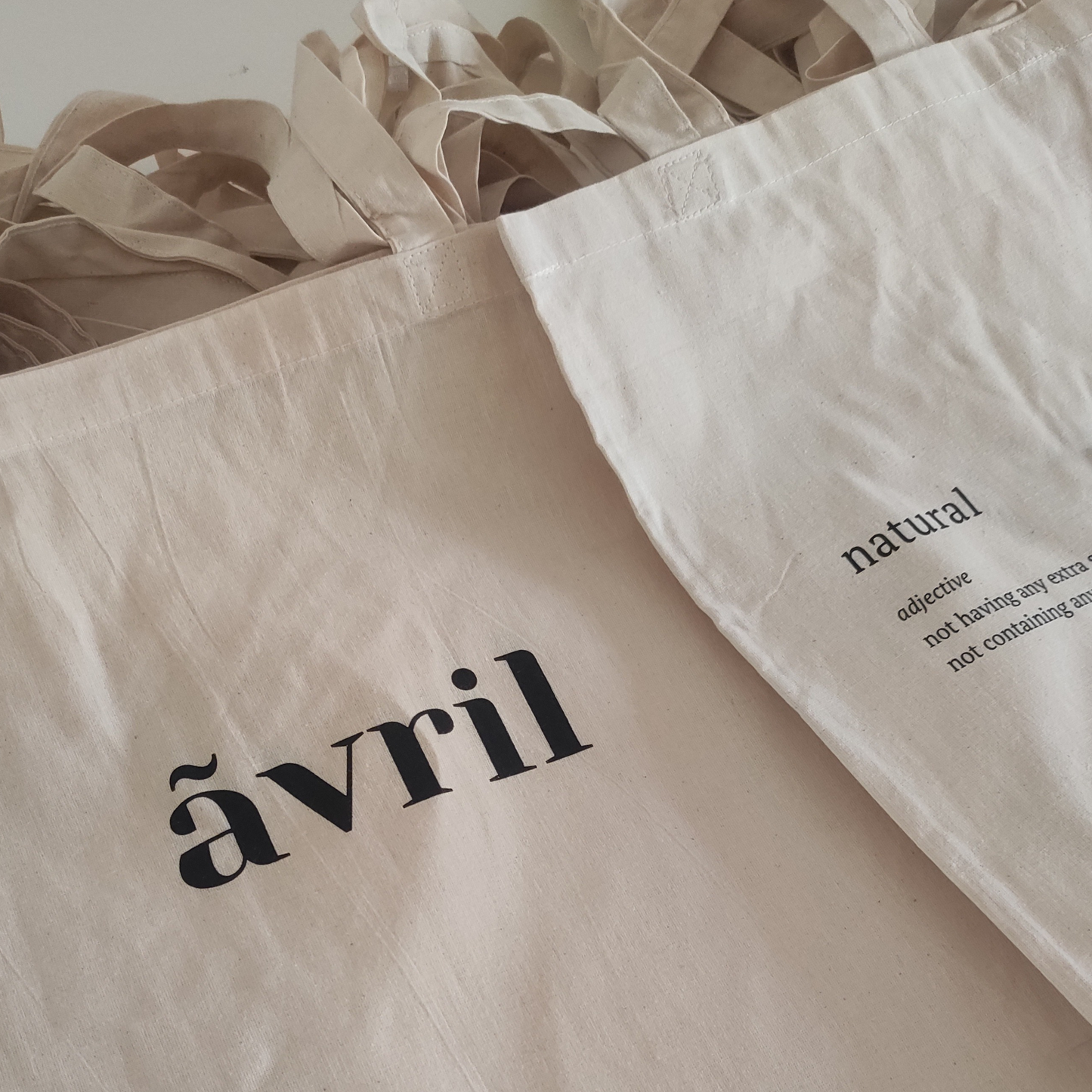 Natural Cotton Tote Bag
